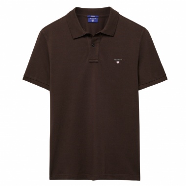Polo liso manga corta