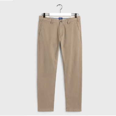 Pantalones Súper Chinos Marrónes Gant