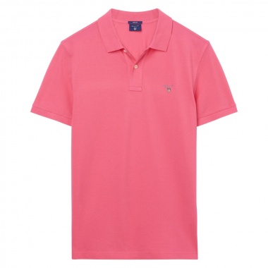 Polo liso manga corta