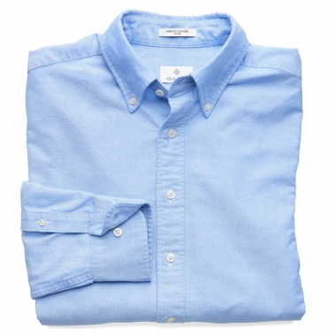 Camisa Oxford logo bordado
