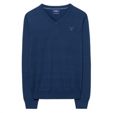 Jersey liso cuello pico
