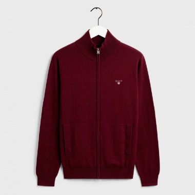 Cárdigan Liso Con Logo Gant
