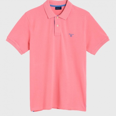 Polo Cuello Contraste rosa