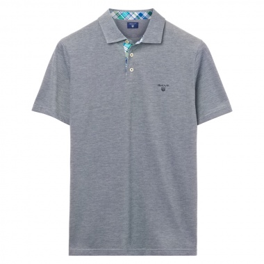 Polo liso manga corta