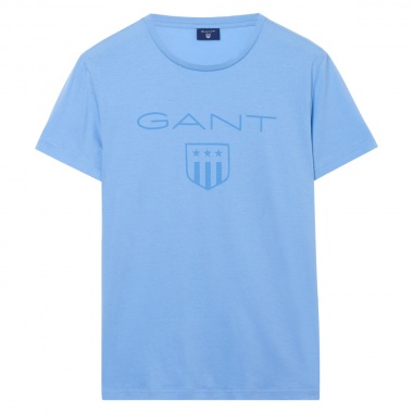 Camiseta con logo contrastado