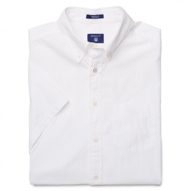 Camisa lisa manga corta