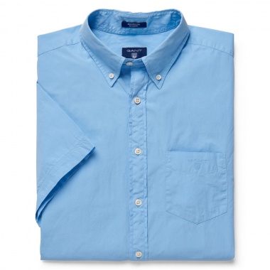 Camisa lisa manga corta