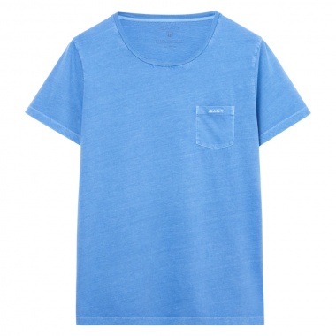 Camiseta lisa con bolsillo