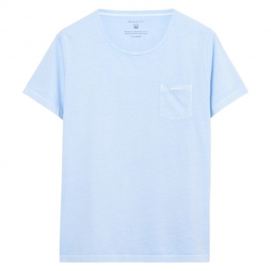 Camiseta lisa con bolsillo