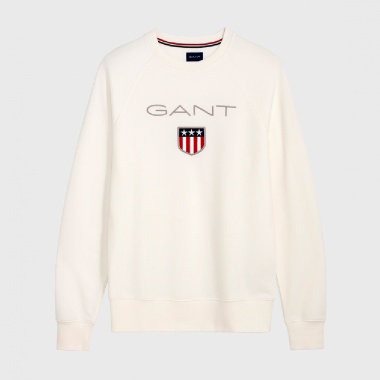 Sudadera Beige Logotipo Gant