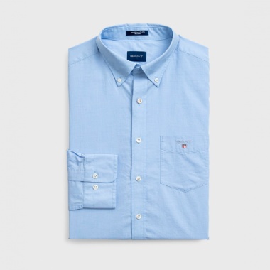 Camisa Popelín Azul Cielo Gant