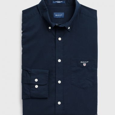 Camisa Velarte Lisa Azul Marino Gant