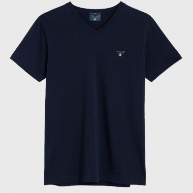 Camiseta de Pico con Logo
