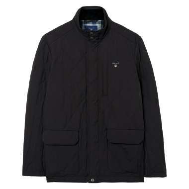 Chaqueta lisa con logo