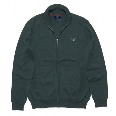Cárdigan Liso Con Logo Gant