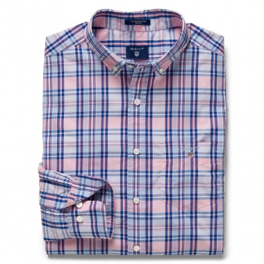 Camisa de Cuadros Manga Larga Gant