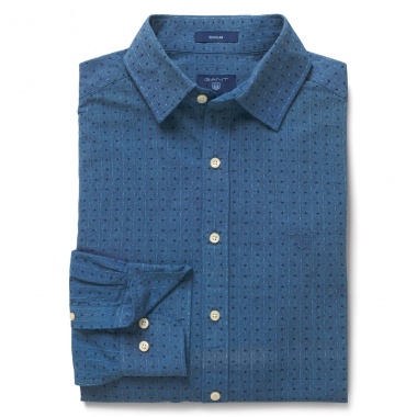 Camisa Estampada Manga Larga Gant