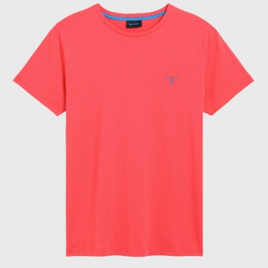 Camiseta Básica con Logo en contraste