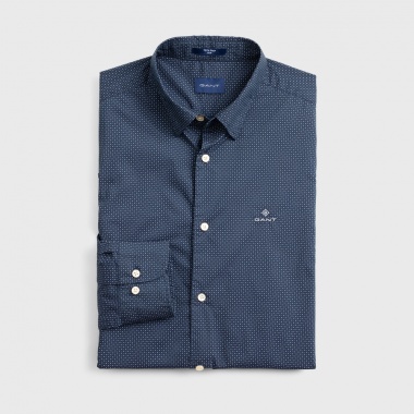 Camisa blanca estampada