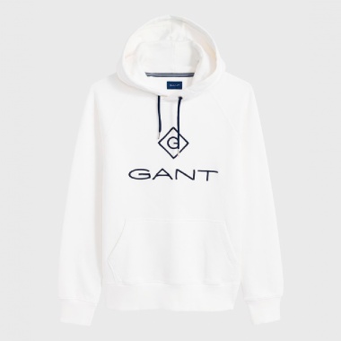 Sudadera Logo hoodie blanca