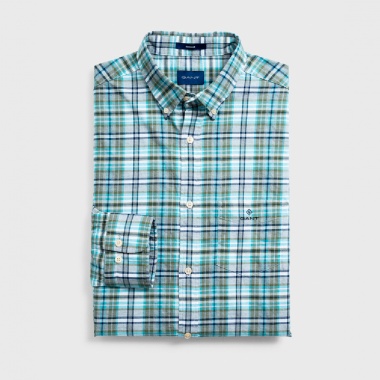 Camisa cuadros twill verde