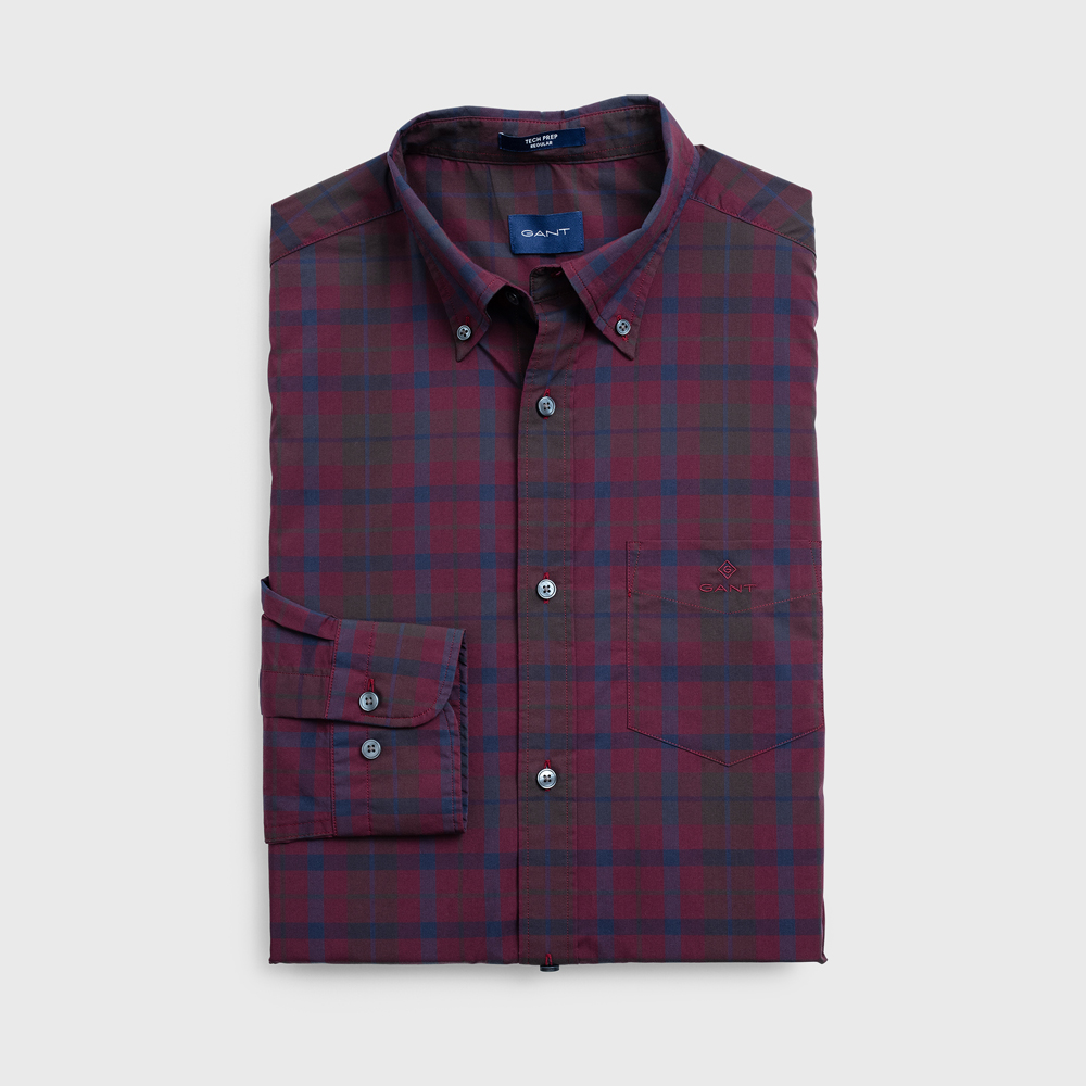 Camisa cuadros azul y granate Gant | ILikeToBuy | Tienda Online de Ropa