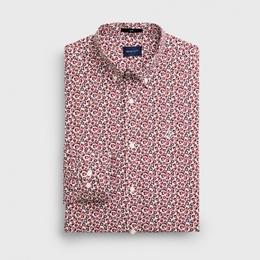 Camisa Estampada granate