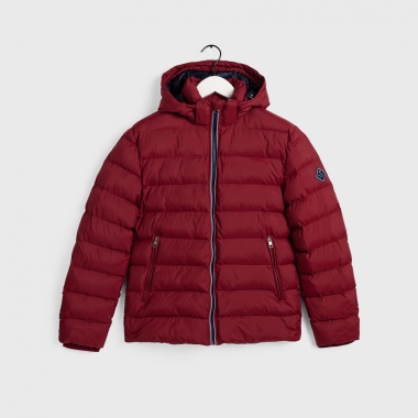 Chaqueta plumón granate Gant