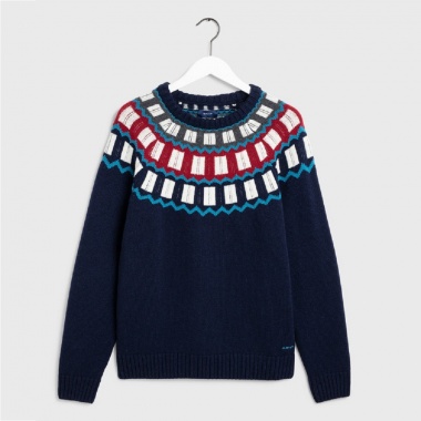 Jersey lana motivos Fair Isle