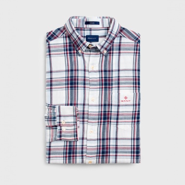 Camisa franela cuadros indigo