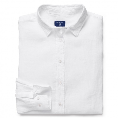Camisa de lino lisa
