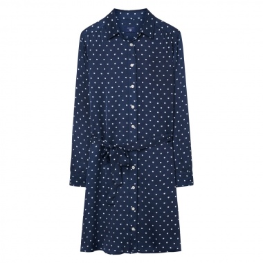 Vestido estampado con cinturón