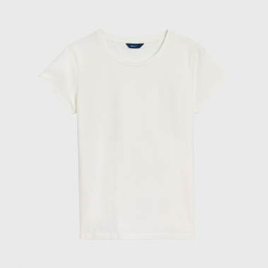 Camiseta de Cuello Redondo Crudo Gant