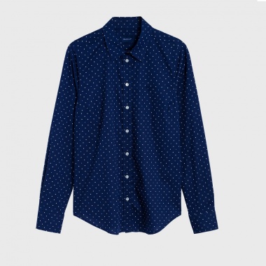Camisa con estampado de Lunares