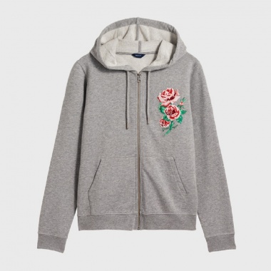 Chaqueta deportiva con motivo bordado