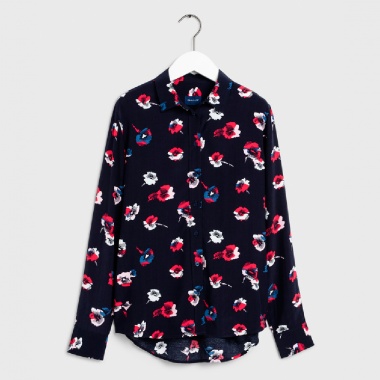 Camisa crepé estampada