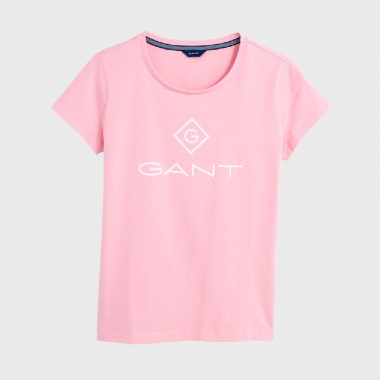 Camiseta logo rosa