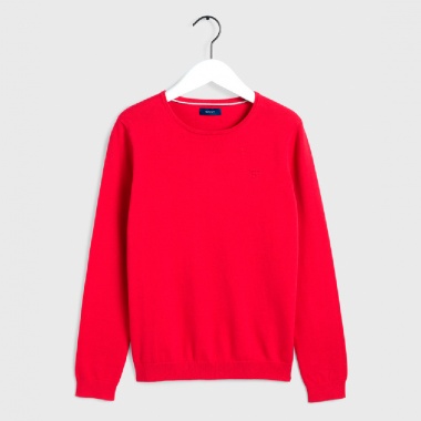 Jersey cuello redondo rojo