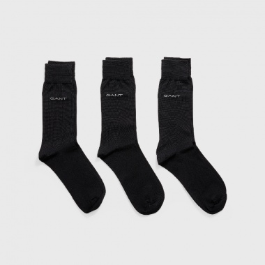 Pack Calcetines Clásico Negro Gant