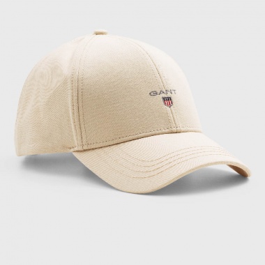 Gorra sarga escudo cruda