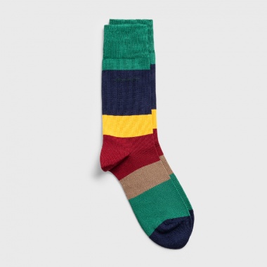 Calcetines franjas multicolor