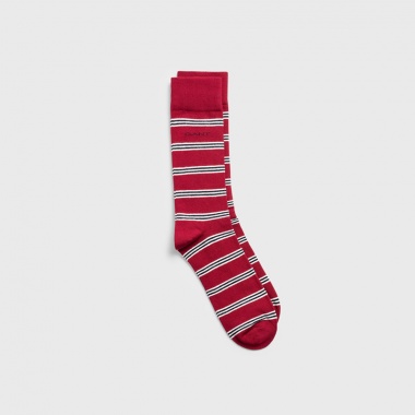 Calcetines rayas rojos