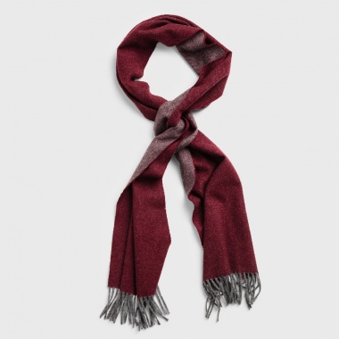Bufanda sarga reversible granate