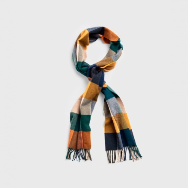 Bufanda multicolor cuadros