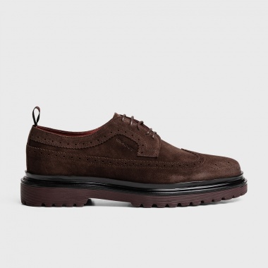 Zapatos Beaumont ante marrón