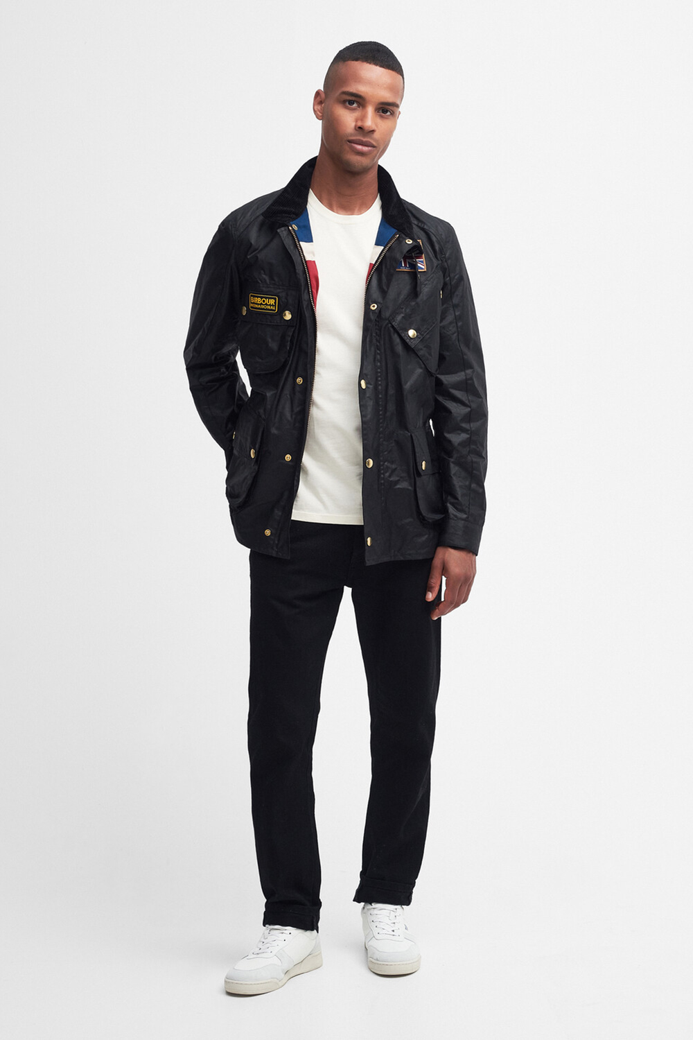 Chaqueta Union Jack International Waxed Barbour International