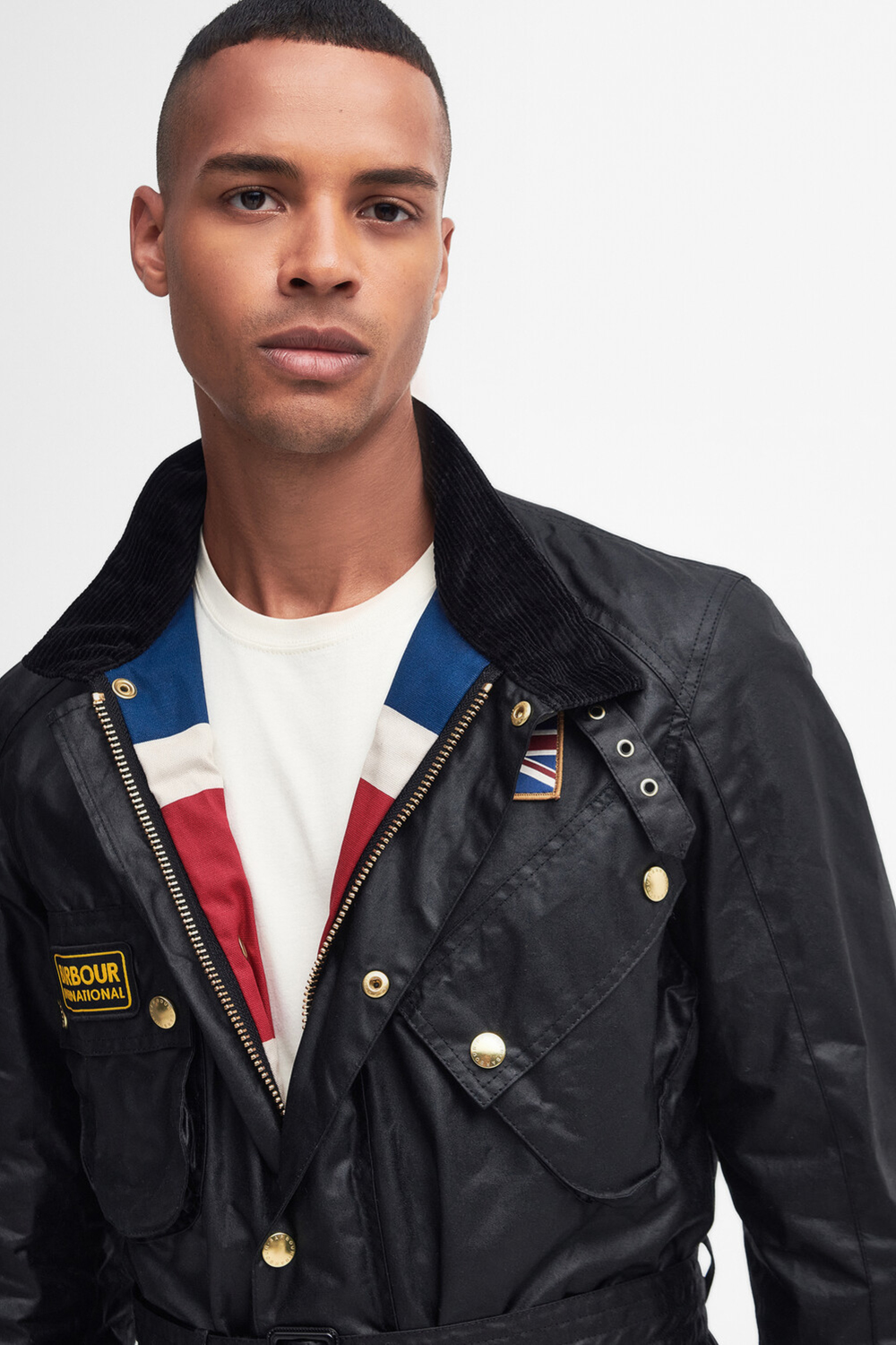Chaqueta Union Jack International Waxed Barbour International