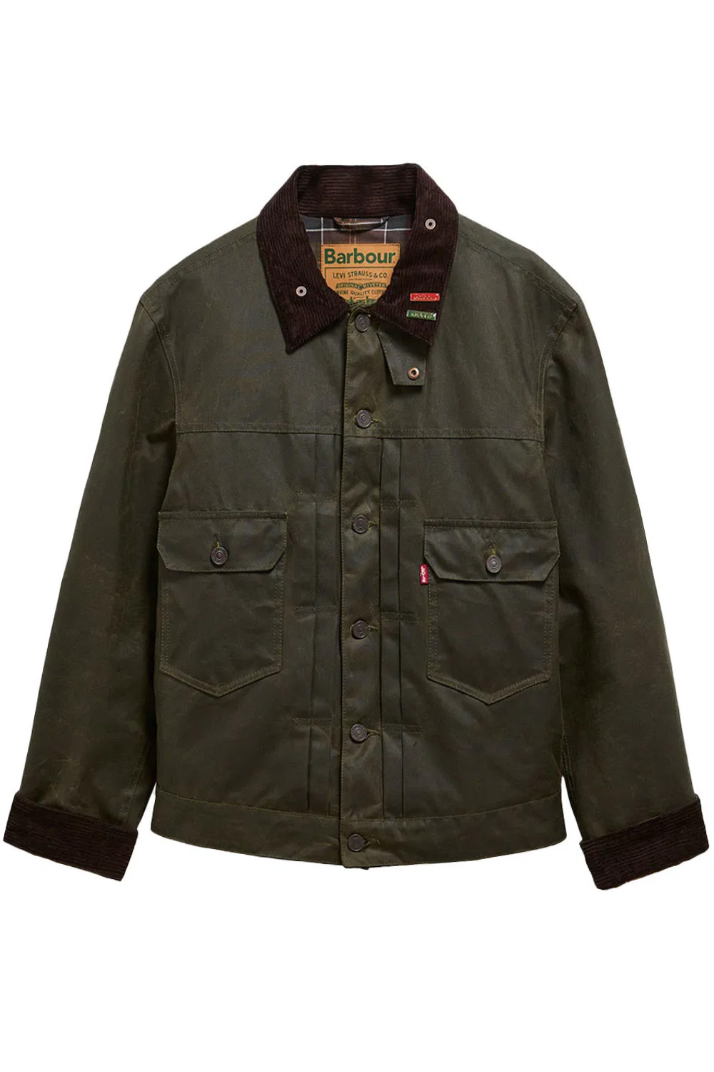 Chaqueta Barbour x Levi's Type II Waxed Barbour | ILikeToBuy