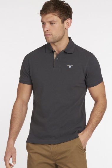 Polo Tartan Pique marino