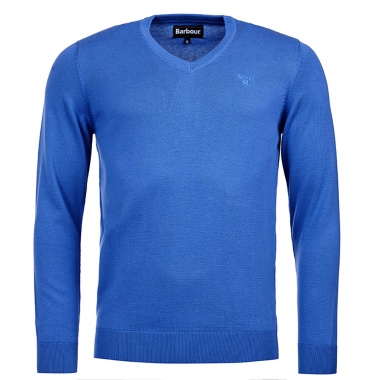 Jersey Pima azul cobalto